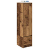 højskab 29,5x34x119,5 cm konstrueret træ antikt træ