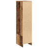 højskab 29,5x34x119,5 cm konstrueret træ antikt træ