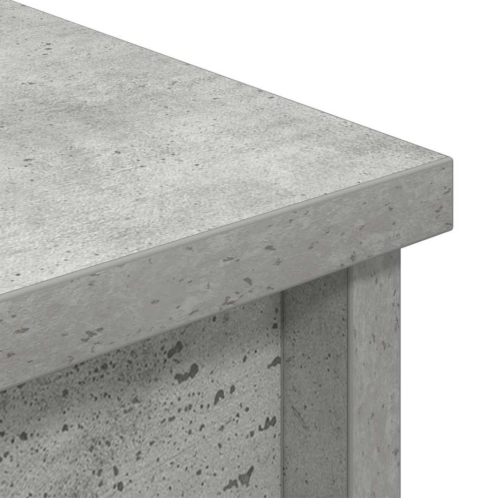 højskab 37,5x35x180 cm konstrueret træ betongrå
