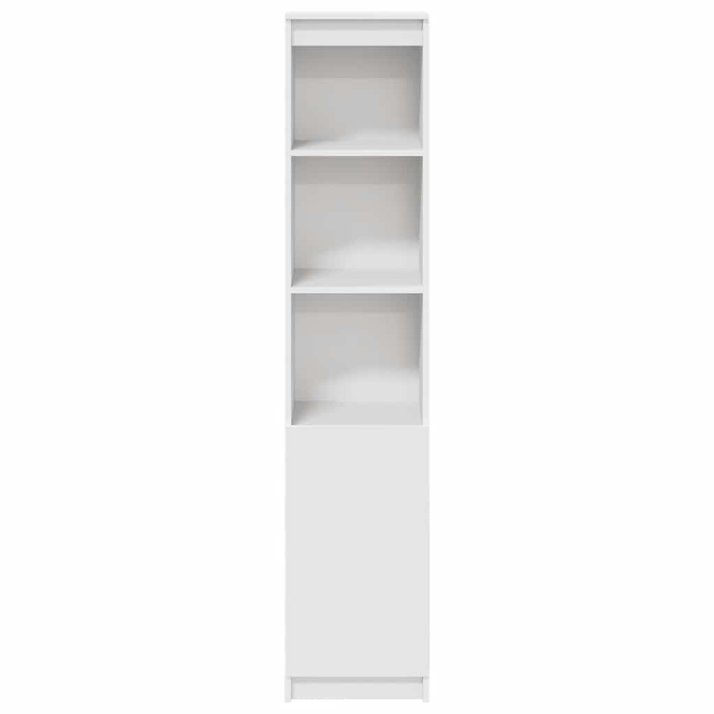 højskab 37,5x35x180 cm konstrueret træ hvid