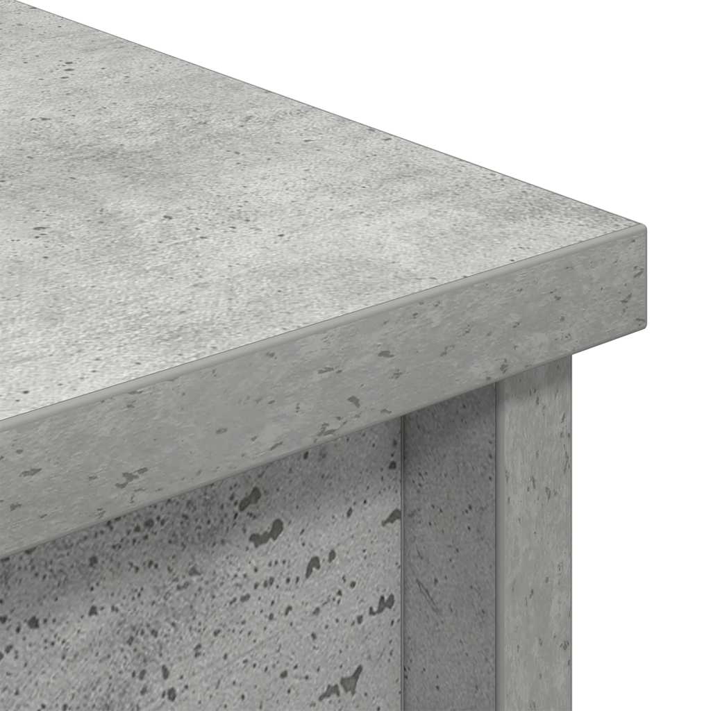 højskab 37,5x35x180 cm konstrueret træ betongrå