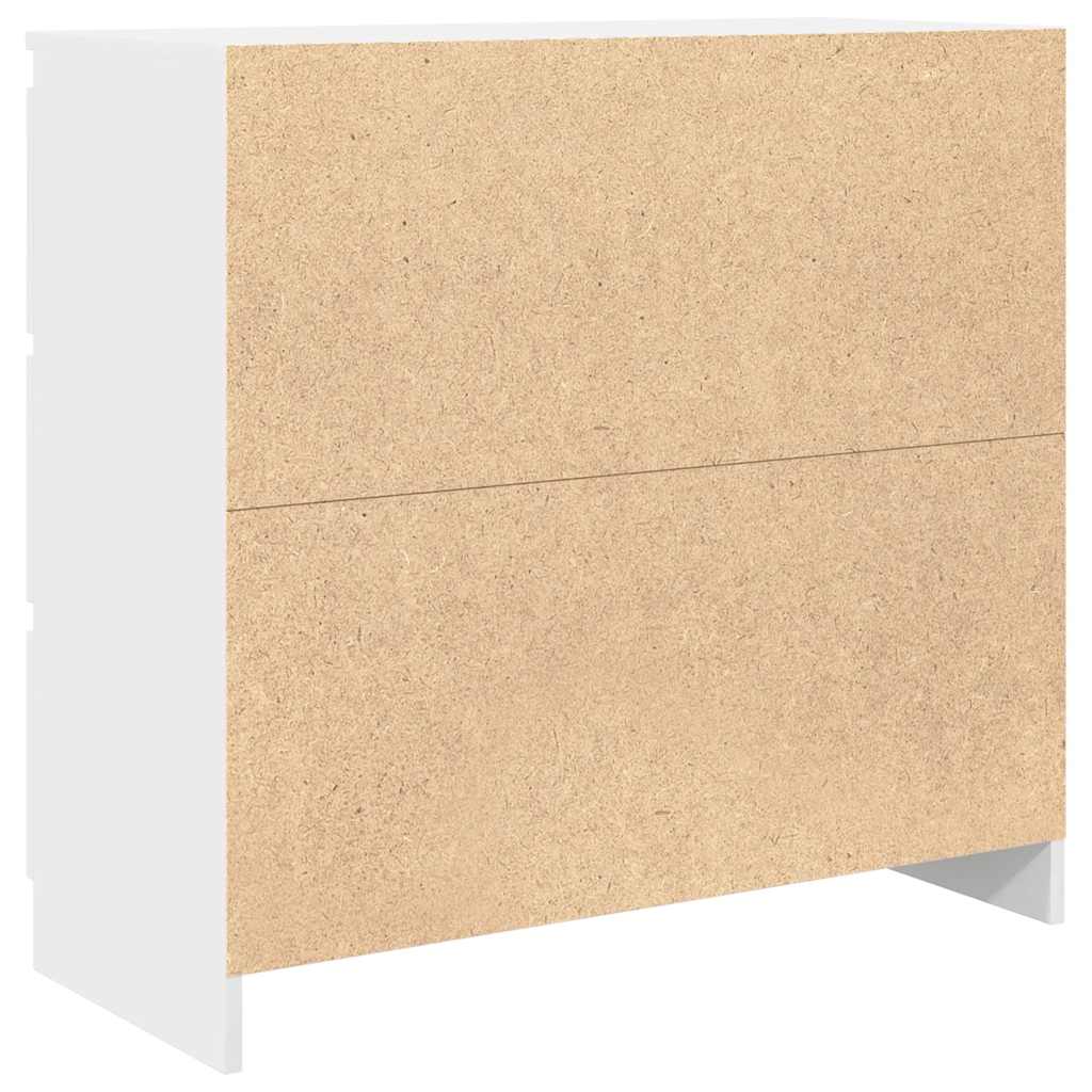 skab 80x35x76 cm konstrueret træ hvid