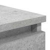 skænk med skuffer 37,5x35x99 cm konstrueret træ betongrå