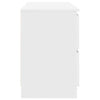 tv-bord 100x35x54 cm konstrueret træ hvid