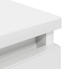 tv-bord 100x35x54 cm konstrueret træ hvid