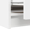 tv-bord 100x35x54 cm konstrueret træ hvid