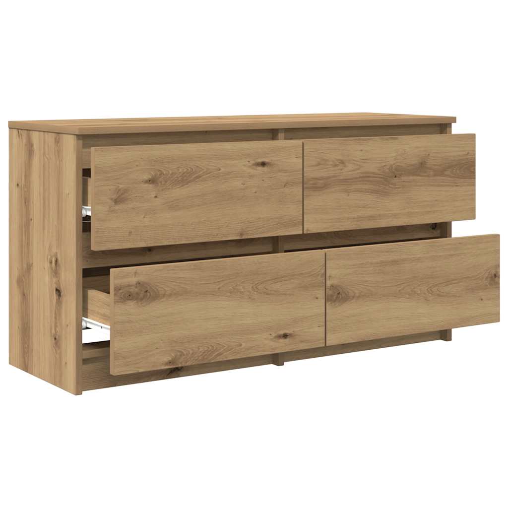 tv-bord 100x35x54 cm konstrueret træ kunsteg
