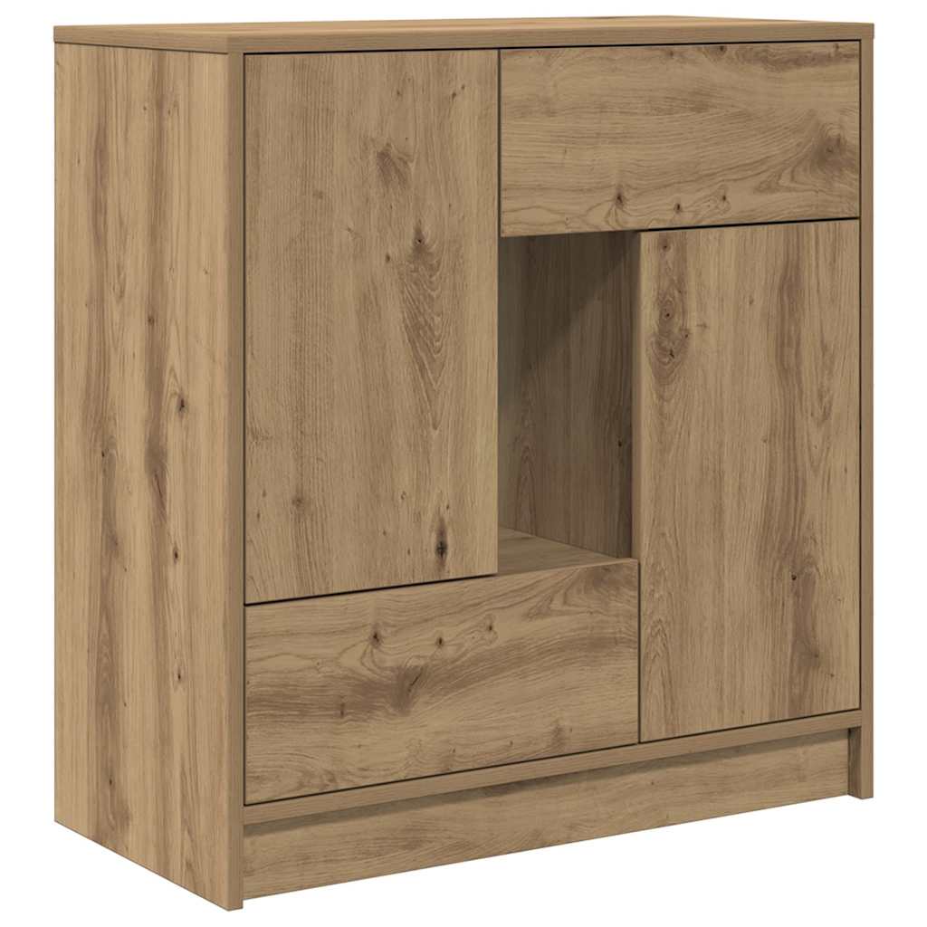 skænk med skuffer og låger 70,5x34x74,5 cm kunsteg