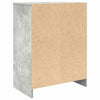 skoskab 57x34x76 cm konstrueret træ betongrå