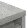 skoskab 57x34x76 cm konstrueret træ betongrå