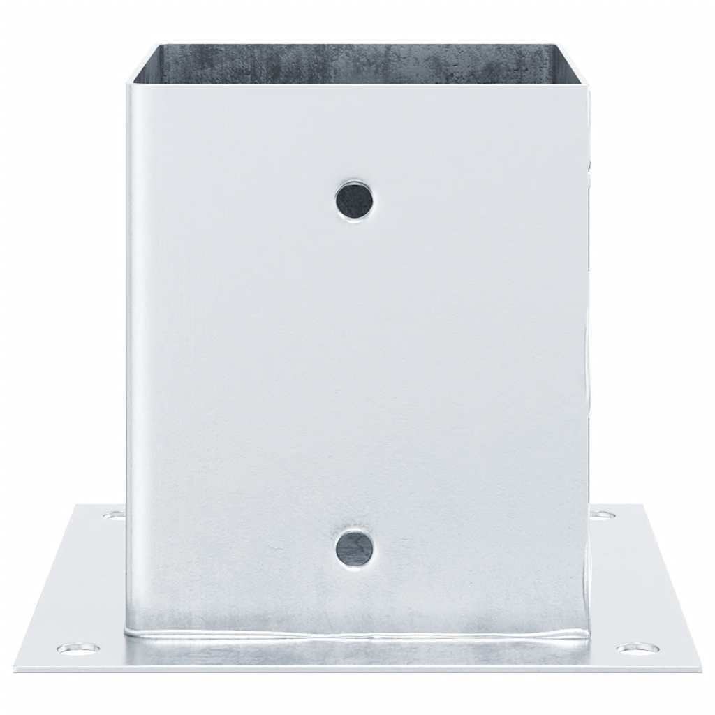 stolpefødder firkantet 12 stk. 101x101 mm galvaniseret stål