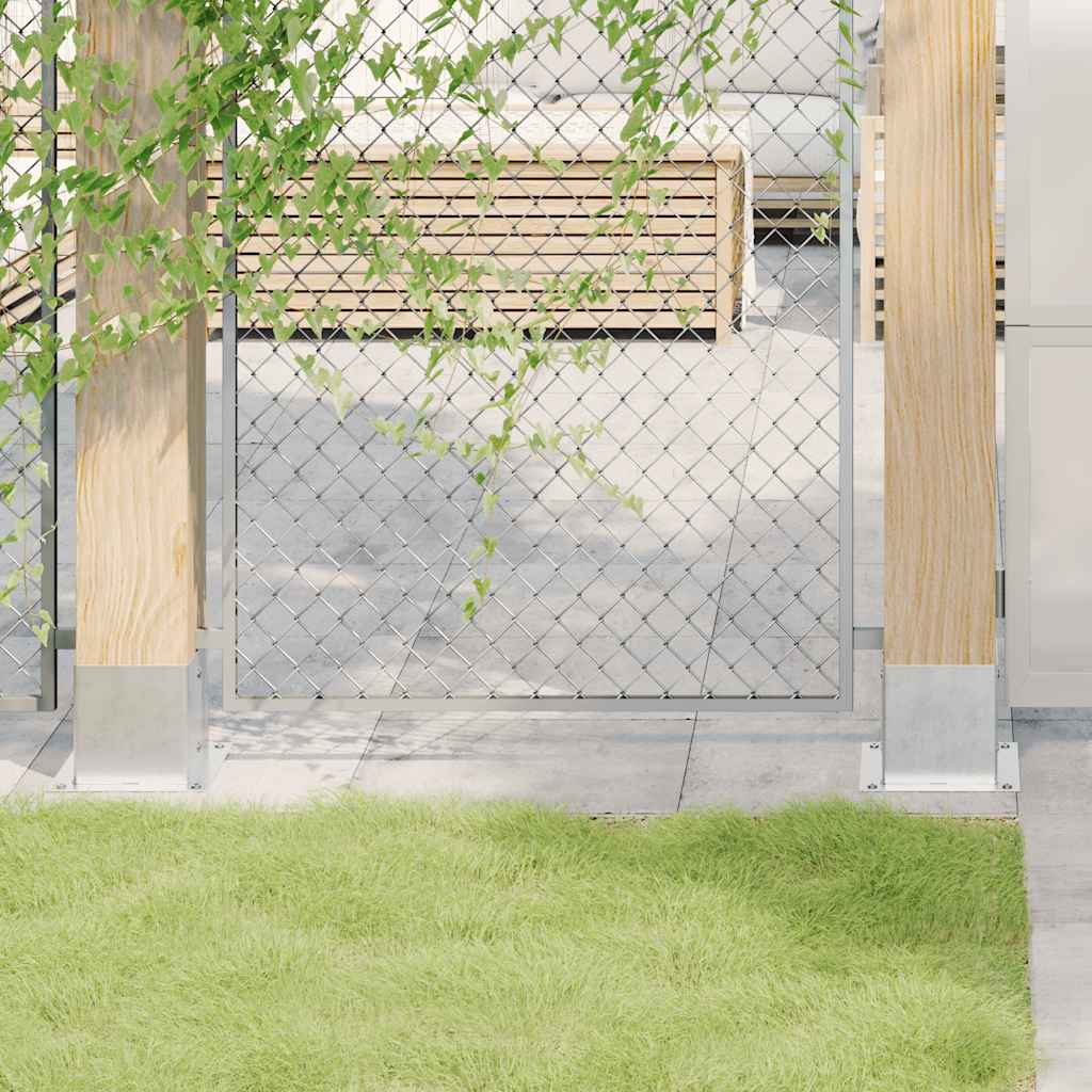 stolpefødder firkantet 12 stk. 141x141 mm galvaniseret stål