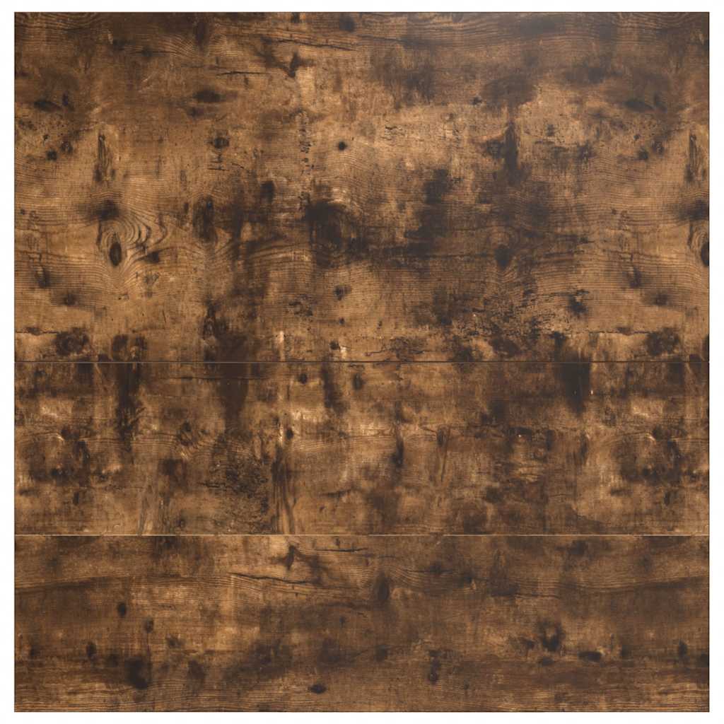 sofabord med skuffer 100x100x40 cm røget egetræsfarve