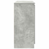 skænk med skuffer 100,5x35x76 cm konstrueret træ betongrå