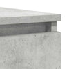 skænk med skuffer 100,5x35x76 cm konstrueret træ betongrå