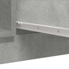skænk med skuffer 100,5x35x76 cm konstrueret træ betongrå