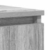 skænk med skuffer 100,5x35x98,5cm konstrueret træ grå sonoma-eg