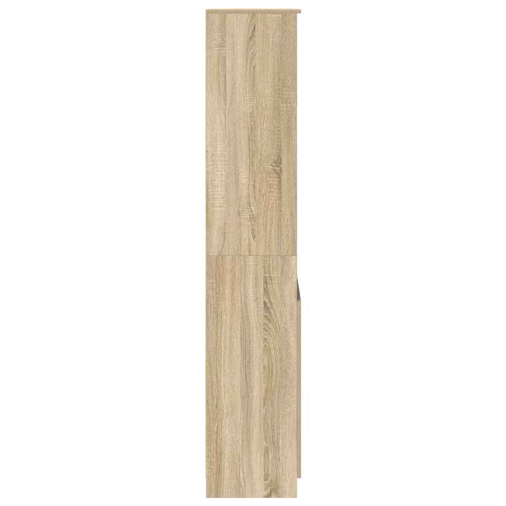 højskab 50x35x180 cm konstrueret træ sonoma-eg