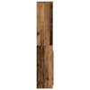 højskab 50x35x180 cm konstrueret træ gammelt træ-look