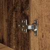 højskab 50x35x180 cm konstrueret træ gammelt træ-look