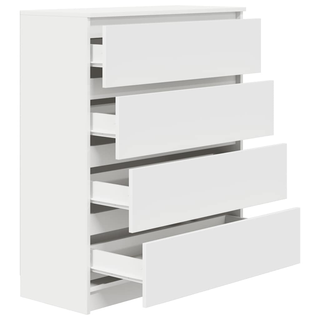 skab 80x35x99 cm konstrueret træ hvid