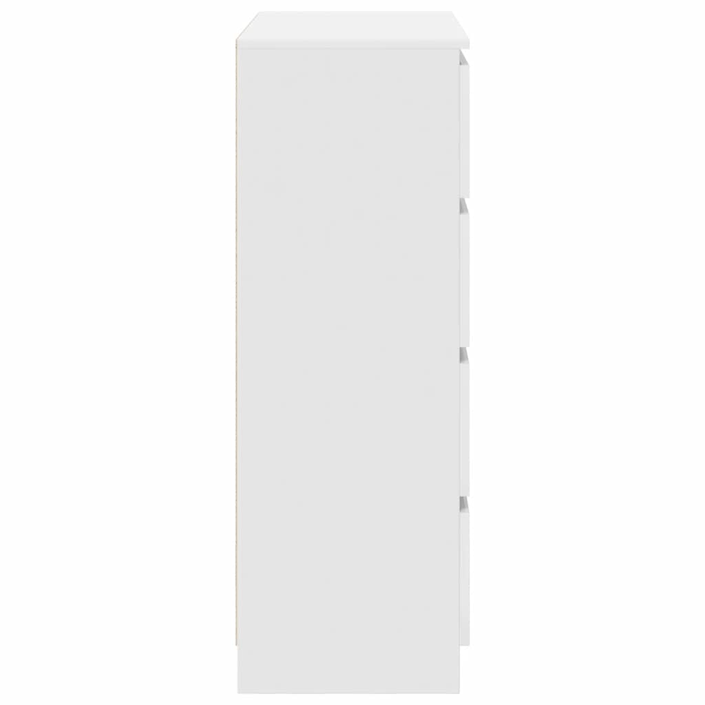 skab 80x35x99 cm konstrueret træ hvid