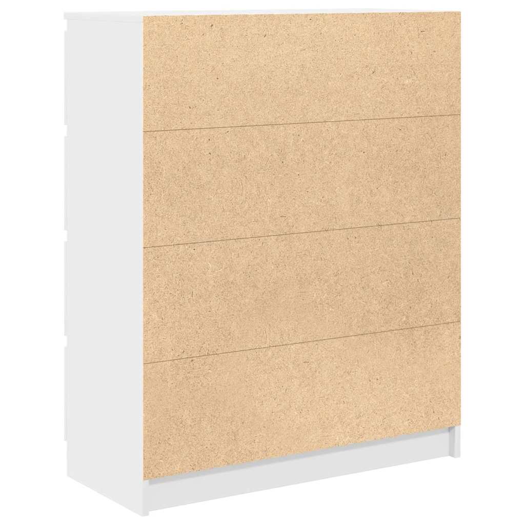 skab 80x35x99 cm konstrueret træ hvid