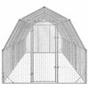 hønsegård 2,5x8x2,25 m galvaniseret stål