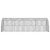 hønsegård 2,5x8x2,25 m galvaniseret stål