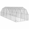 hønsegård 2,5x8x2,25 m galvaniseret stål
