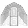 hønsegård 2,5x10x2,25 m galvaniseret stål
