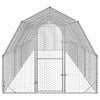 hønsegård 2,5x12x2,25 m galvaniseret stål