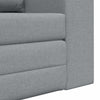Sovesofa Lysegrå 148 x 71 x 83 cm Stof