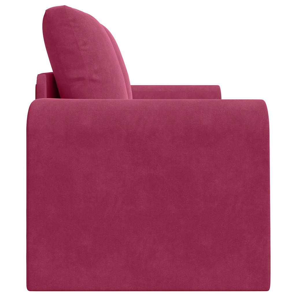 Sovesofa Vinrød 148 x 71 x 83 cm Fløjl
