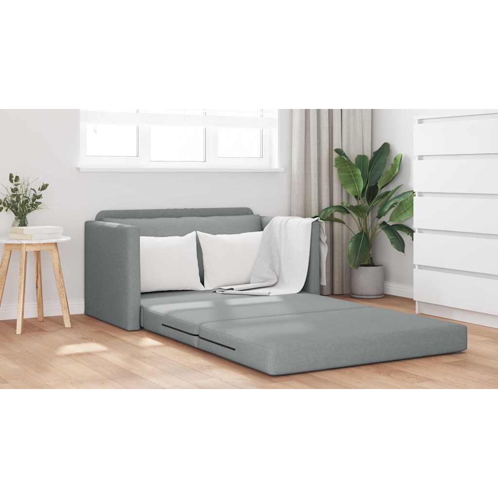 Sovesofa Lysegrå 124 x 71 x 78 cm Stof