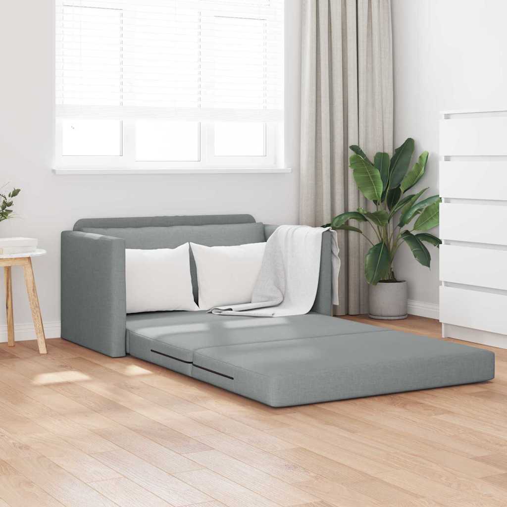 Sovesofa Lysegrå 124 x 71 x 78 cm Stof