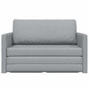 Sovesofa Lysegrå 124 x 71 x 78 cm Stof