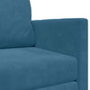Sovesofa Blå 124 x 204 x 61 cm Fløjl