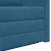 Sovesofa Blå 124 x 204 x 61 cm Fløjl