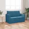 Sovesofa Blå 124 x 204 x 61 cm Fløjl