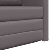 Sovesofa Grå 124 x 71 x 78 cm Kunstlæder