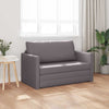 Sovesofa Grå 124 x 71 x 78 cm Kunstlæder