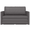 Sovesofa Grå 124 x 71 x 78 cm Kunstlæder