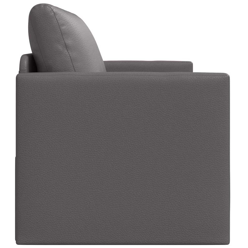 Sovesofa Grå 124 x 71 x 78 cm Kunstlæder