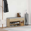 skobænk 102x30,5x45 cm konstrueret træ sonoma-eg