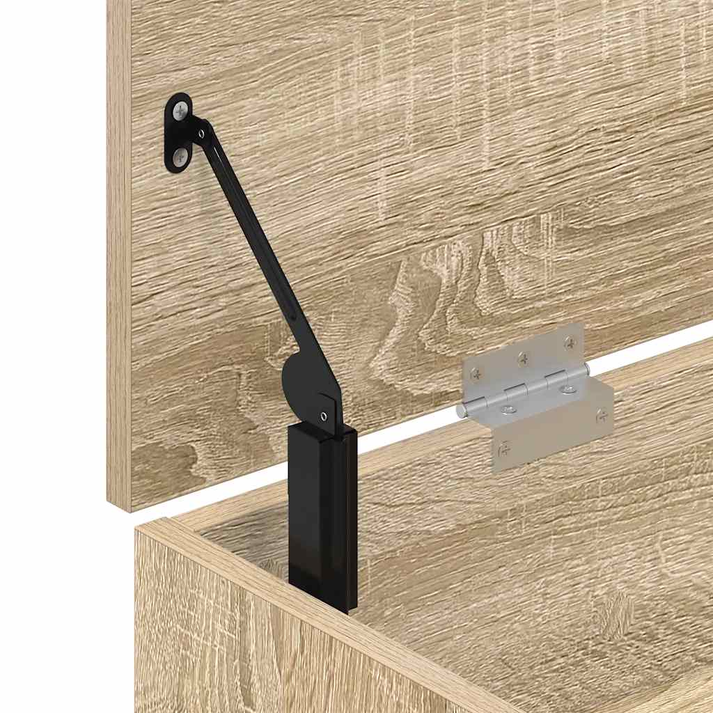 skobænk 102x30,5x45 cm konstrueret træ sonoma-eg