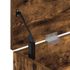 skobænk 102x30,5x45 cm konstrueret træ røget egetræsfarve