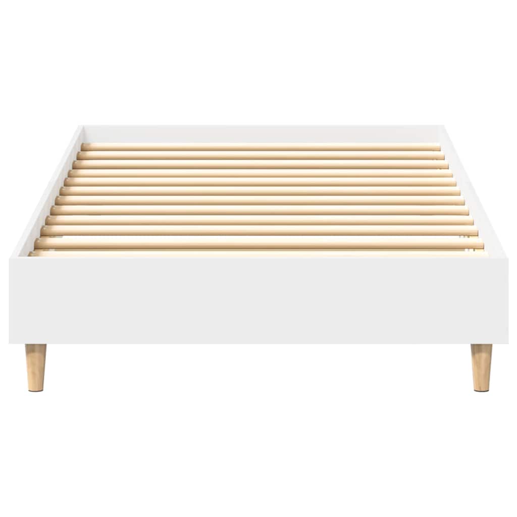 sengeramme uden madras 90x200 cm konstrueret træ hvid