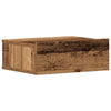 væghængt natbord 40x32x15 cm konstrueret træ gammelt træ-look - Flotthjem