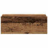 væghængt natbord 40x32x15 cm konstrueret træ gammelt træ-look - Flotthjem